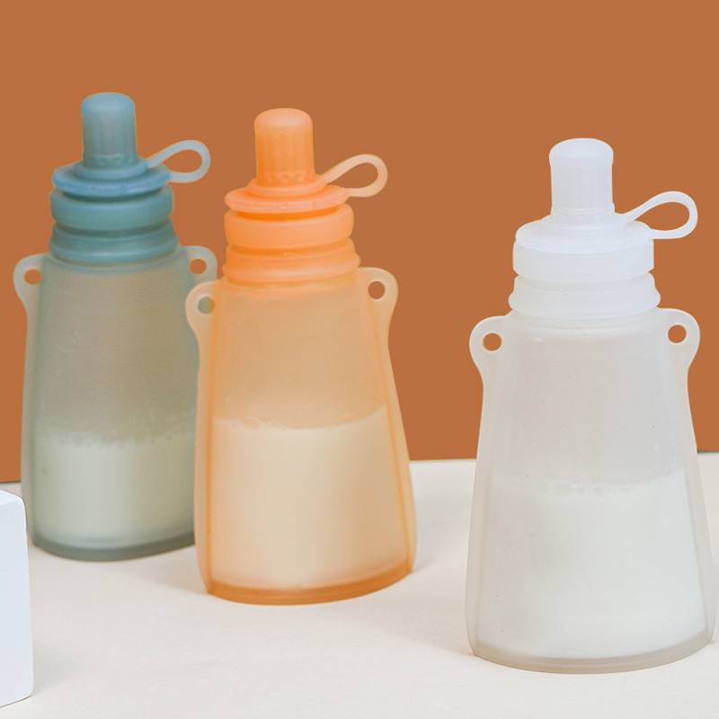 Baby Puree Pouch - 6개월 이상 유아용 휴대용 우유 저장