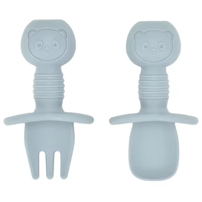 Baby Food Guide - 2개입 식품 등급 어린이용 나무 손잡이
