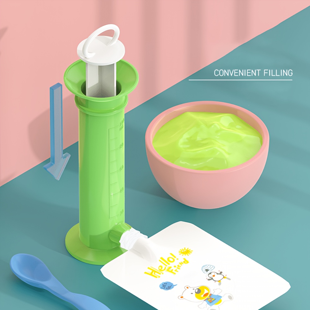 Baby Food Pouches 1 Year Old - 이유식 충전 도구, 주사기형 파우치 필러,