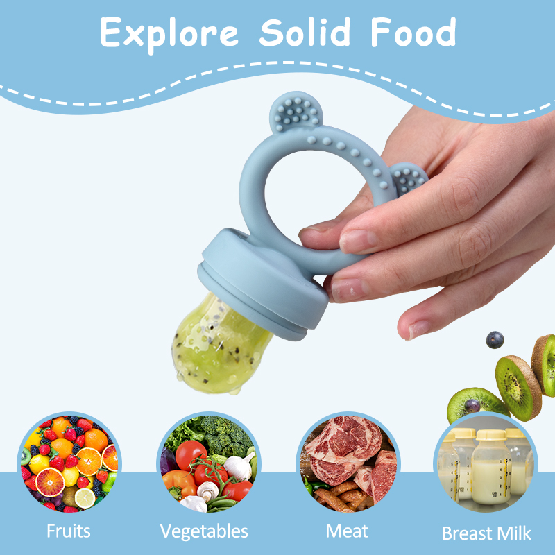 실리콘 곰돌이 모양 아기 과일 피더 신선한 과일 푸드  - Baby Food Guide 리뷰 및 가격