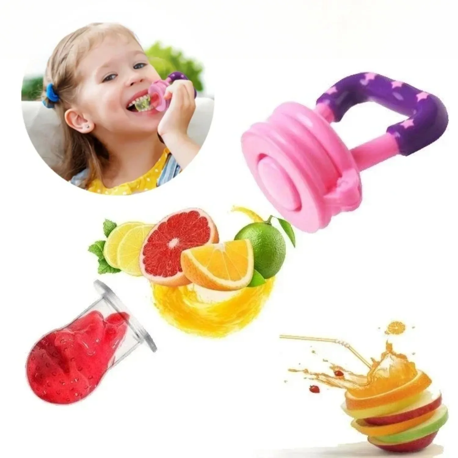 아기 과일 음식 피더/젖꼭지 식품 등급 실리콘 BPA  - Baby Food Guide 리뷰 및 가격