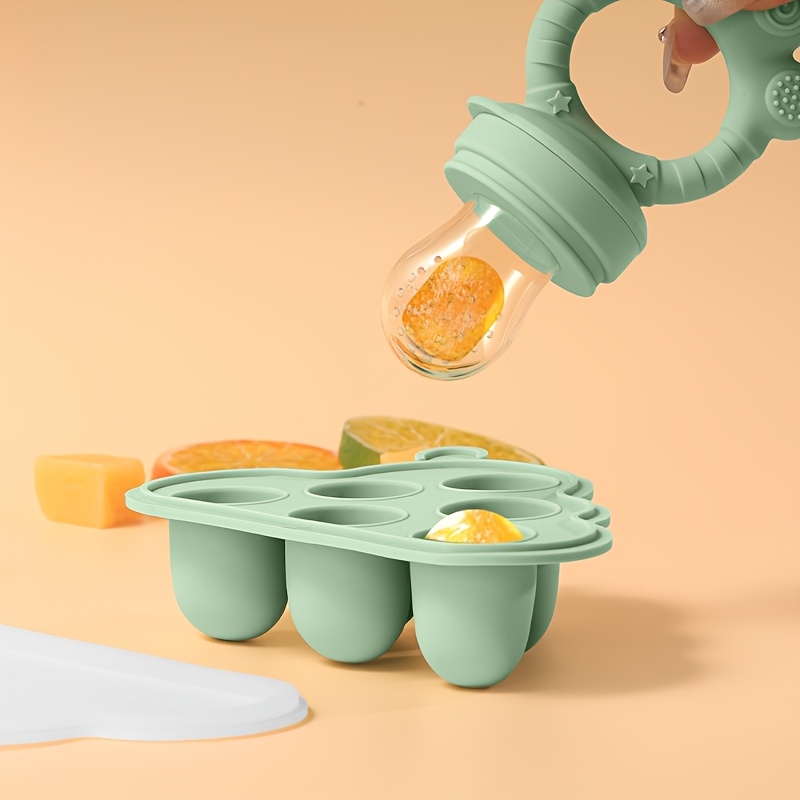 2pcs/1pc 뚜껑이있는 미니 베이비 과일 야채 냉동 - Baby Food Guide 리뷰 및 가격
