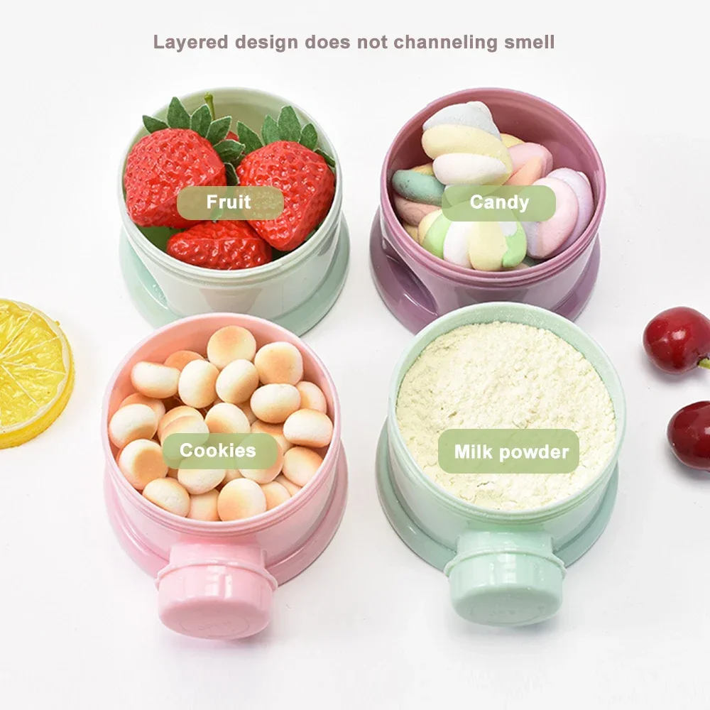 우유 분말 상자 4 레이어 곰 스타일 휴대용 다중 개방 - Baby Food Nestle 리뷰 및 가격