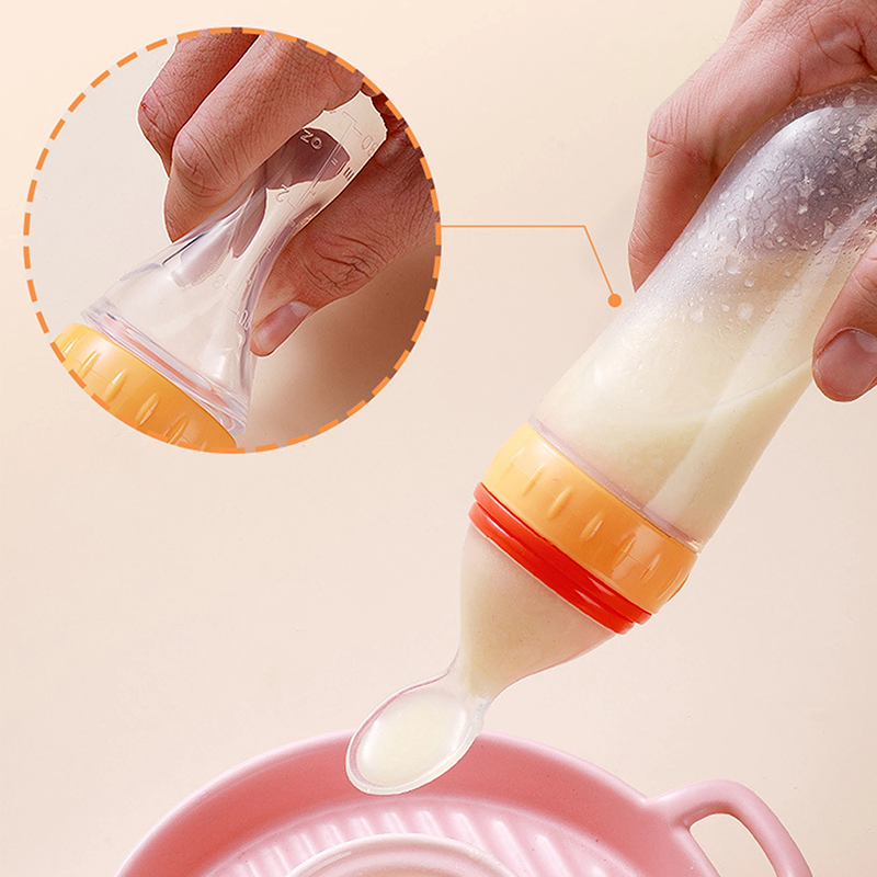 짜내는 먹이 병 실리콘 신생아 아기 훈련 쌀 시리얼 음 - Baby Food Guide 리뷰 및 가격