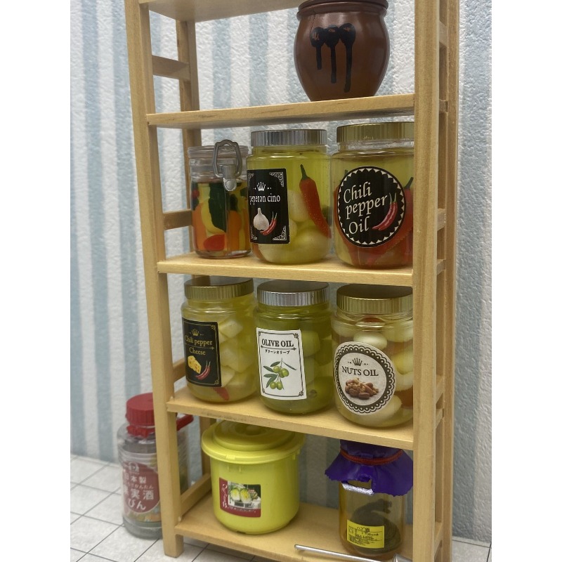 피클 음식 가샤폰 귀여운 만화 1:12 미니어처 음식  - First Food Jar 리뷰 및 가격