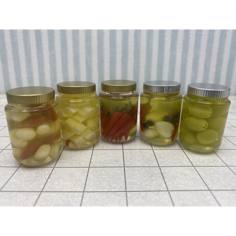피클 음식 가샤폰 귀여운 만화 1:12 미니어처 음식  - First Food Jar 리뷰 및 가격