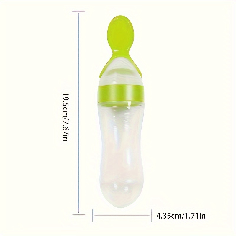 아기 수유용 실리콘 젖병과 스푼, 3온스 음식 디스펜싱 - Baby Food Guide 리뷰 및 가격