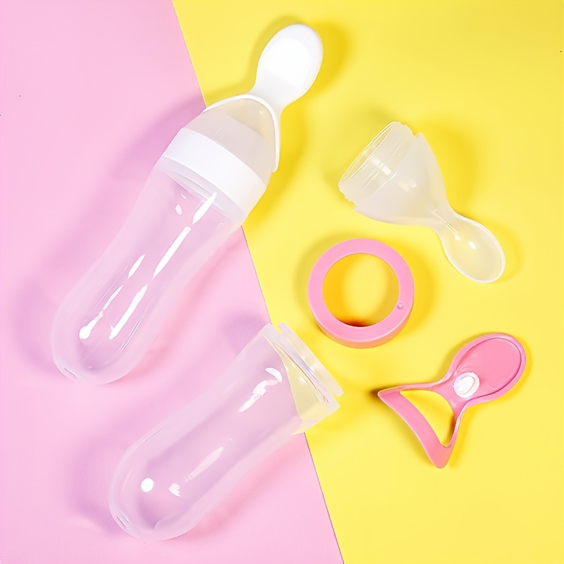 아기 수유용 실리콘 젖병과 스푼, 3온스 음식 디스펜싱 - Baby Food Guide 리뷰 및 가격