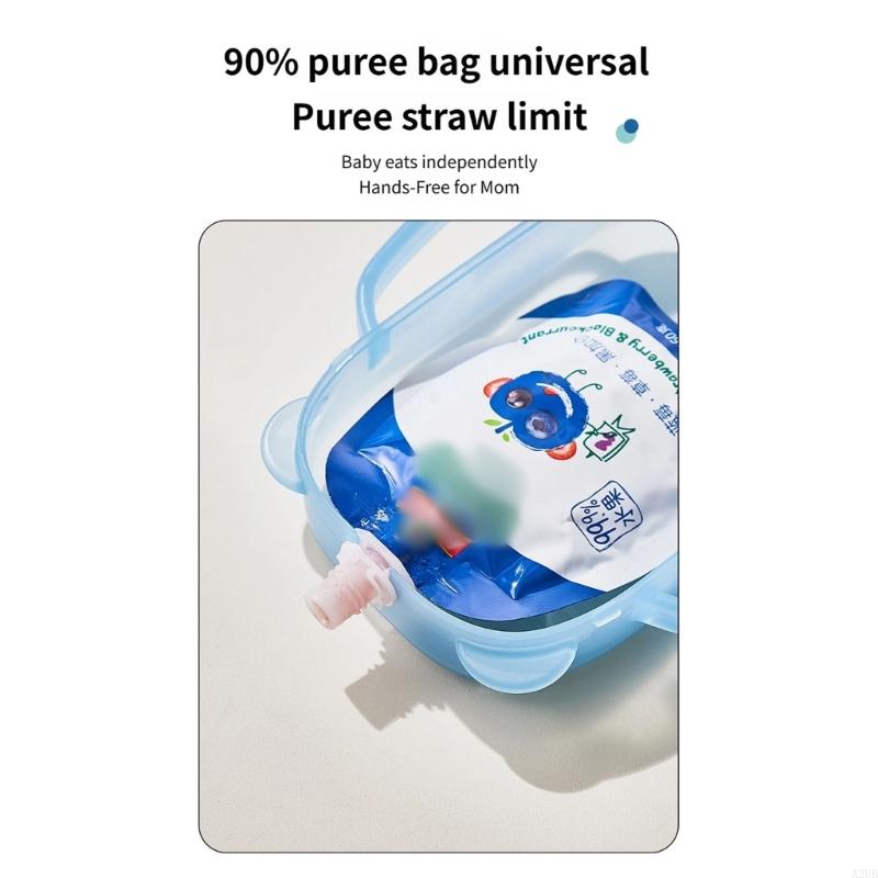 스트레스 없는 식사 시간 A2UB를 위한 유출 방지 기 - Baby Puree Pouch 리뷰 및 가격