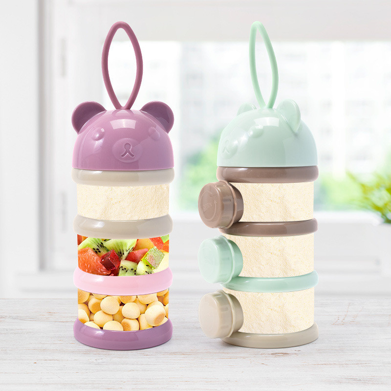 3/4 레이어 베어 베이비 밀크 파우더 컨테이너 휴대용 - Baby Food Nestle 리뷰 및 가격