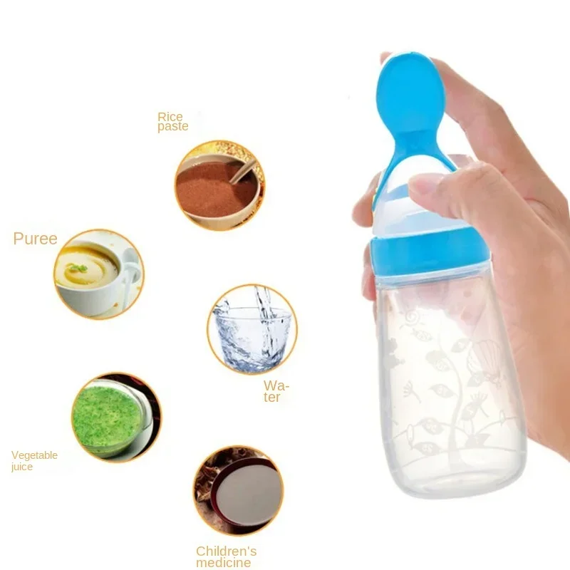 안전한 아기 젖병 숟가락 우유 병 아기 훈련 피더 식품 - Baby Food Guide 리뷰 및 가격