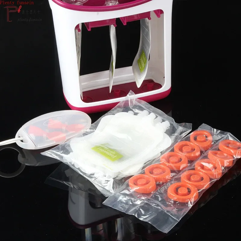 이유식 파우치 수동 과일 퓨레 압착기 보관팩 - Baby Puree Pouch 리뷰 및 가격